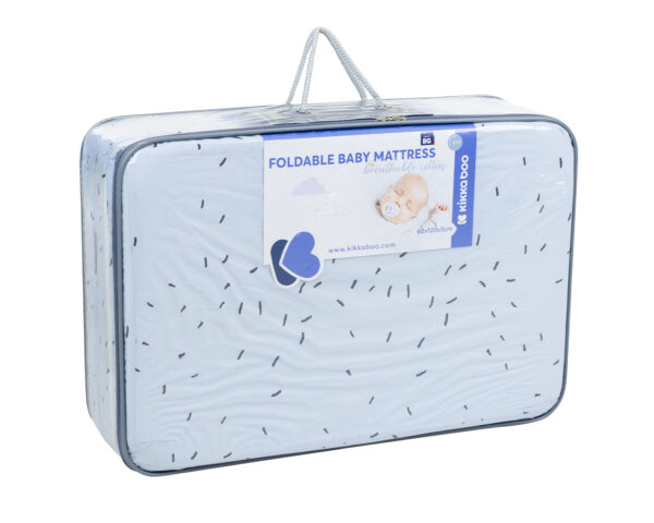 Сгъваем матрак 60х120х5см Bear with me Blue - Image 3