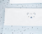 Бебешки спален комплект за мини-кошара 5ч Bear with me Blue - Image 2