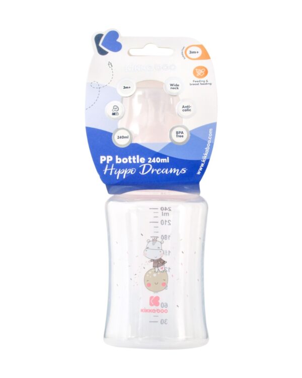 Шише РР 240мл Hippo Dreams Pink - Image 3