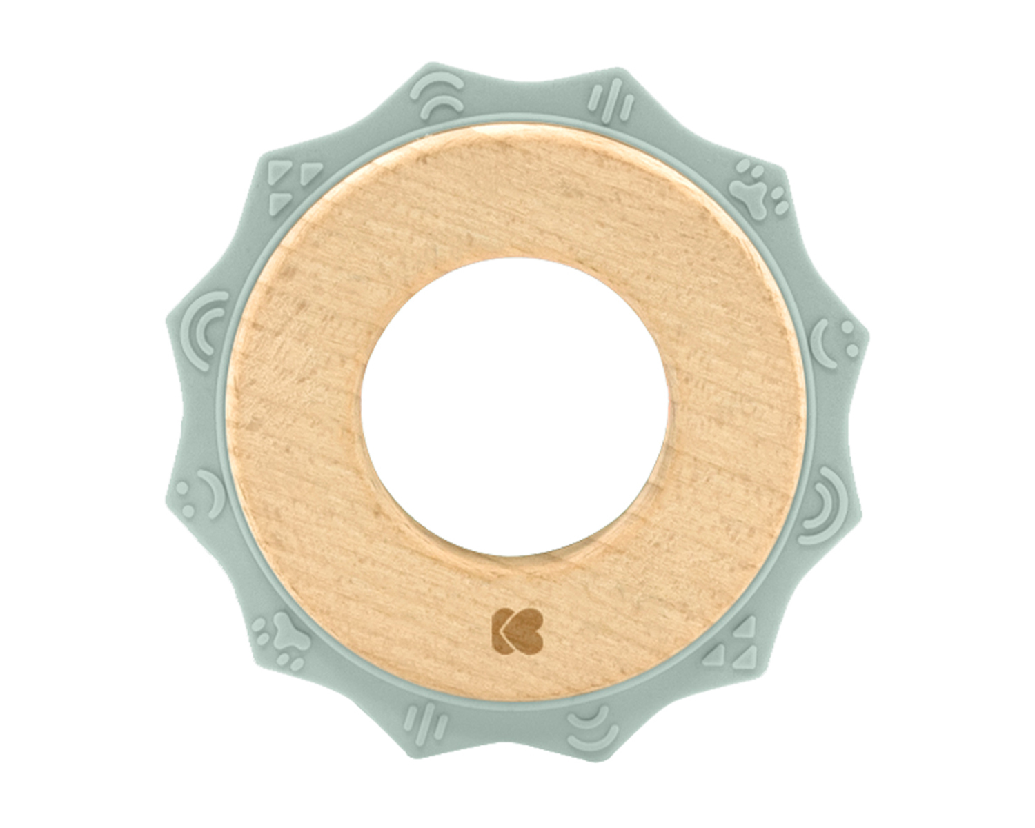 Чесалка дърво-силикон Gear Mint