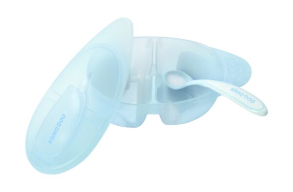 Купа с 2 отделения и лъжица Tasty Blue - Image 2