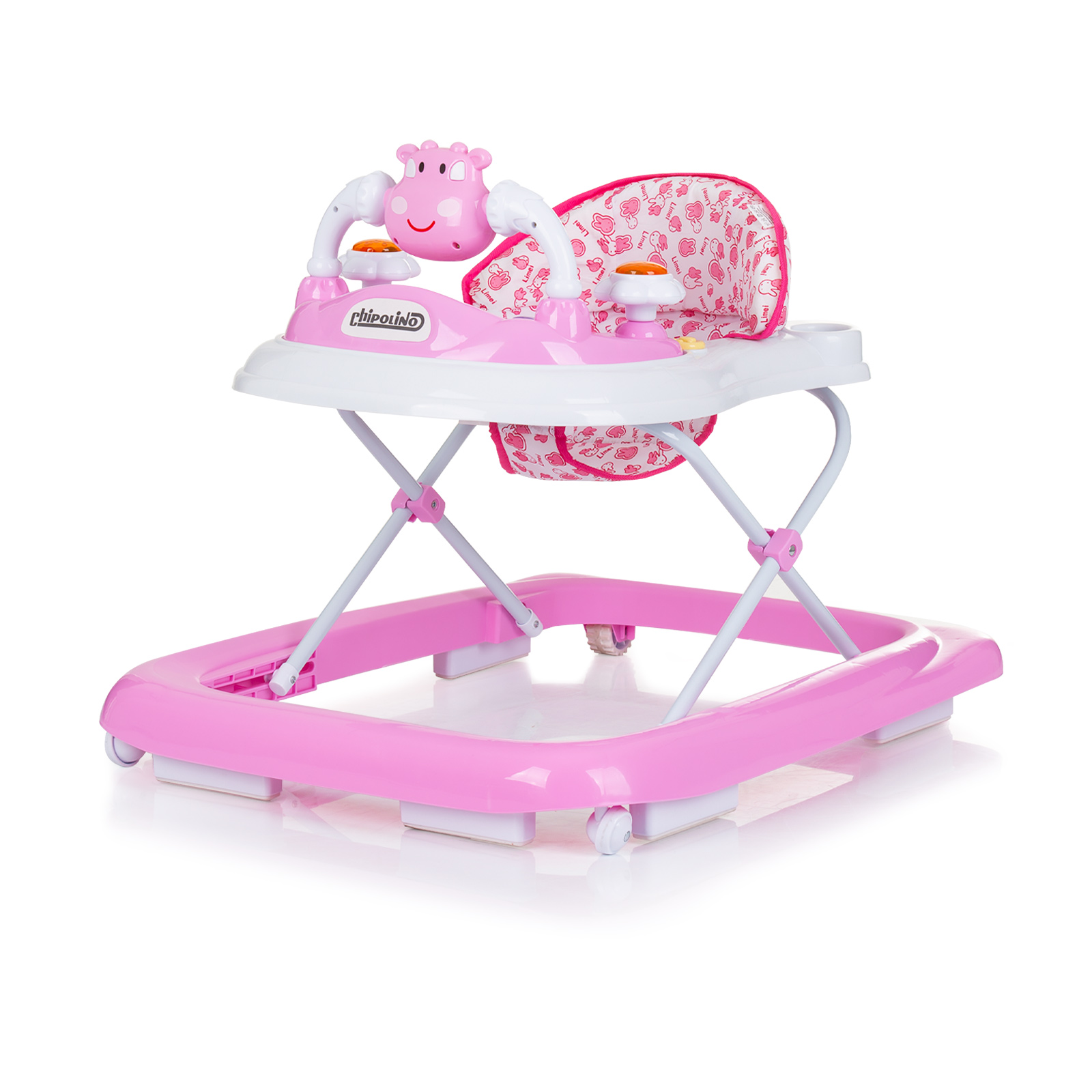 Детска проходилка "Кравичка"розова