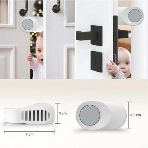 Въртящ се стопер за врата за безопасност на децата, 2 броя