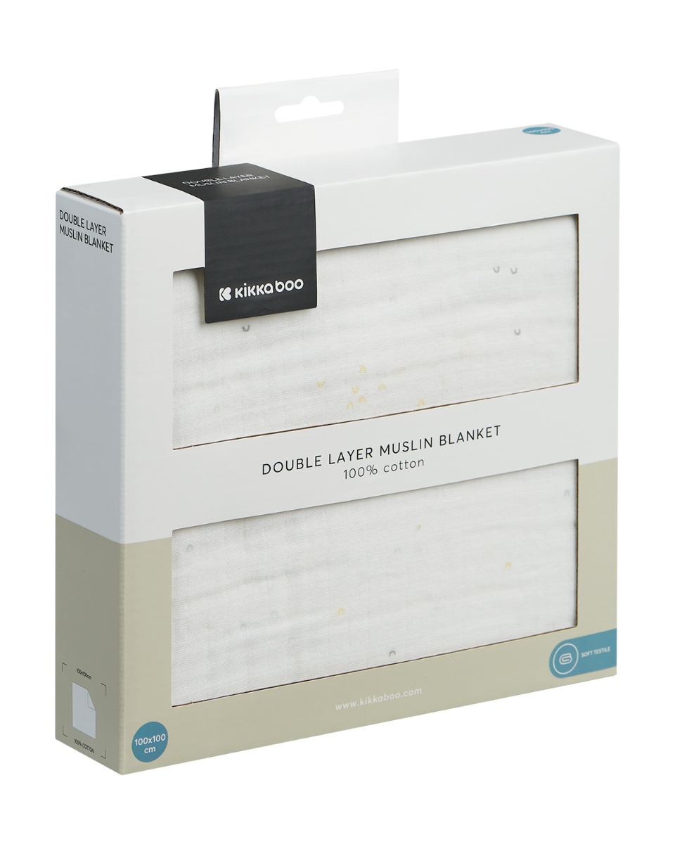 Oдеяло от муселин двупластово 100х100 см Sleepy Sheep - Image 1