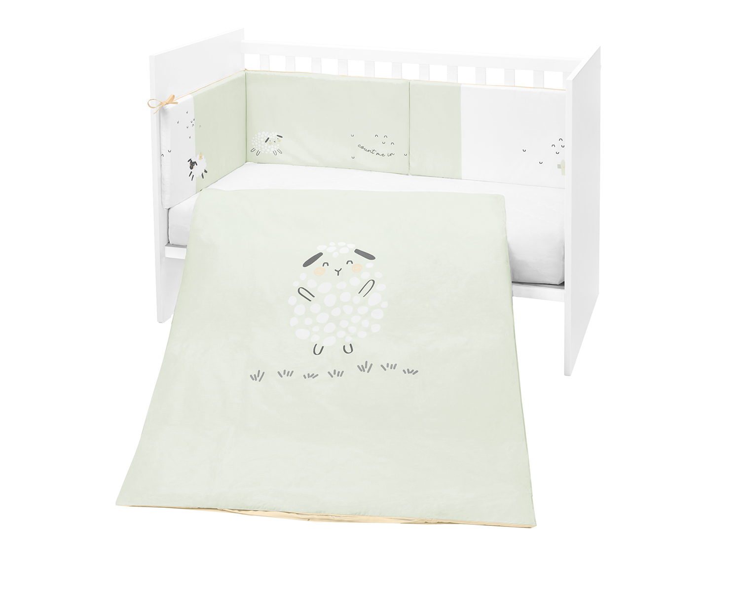 Бебешки спален комплект 2 части EU style 70/140 Sleepy Sheep