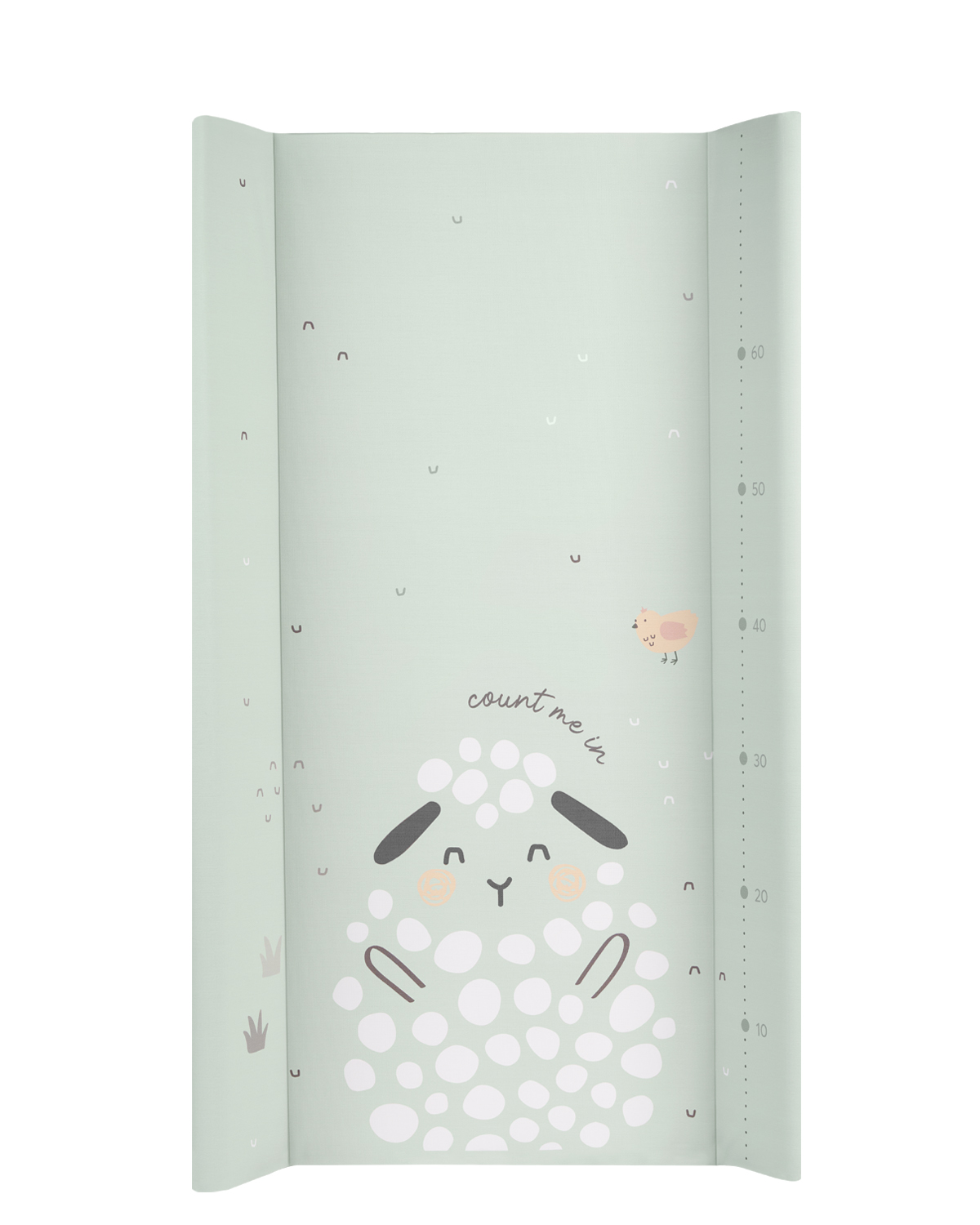 Твърда PVC подложка за повиване 50х70см Sleepy Sheep