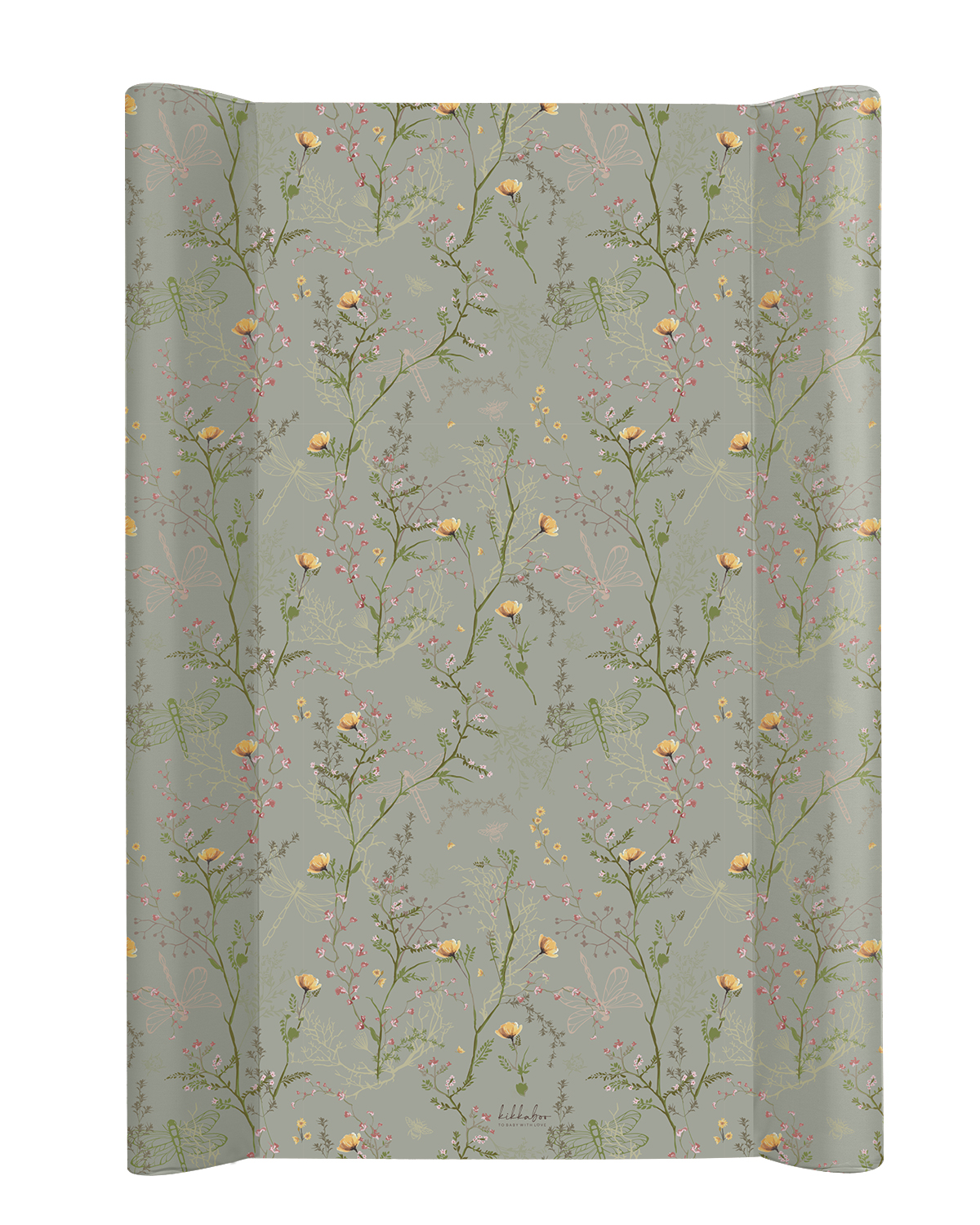 Твърда PVC подложка за повиване 50х80см Secret Garden Green
