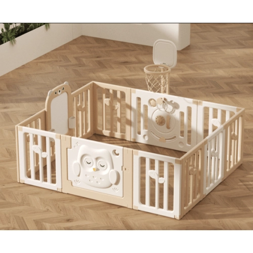 Бебешка твърда ограда Hotaru с баскетболен кош 150*180*63 см