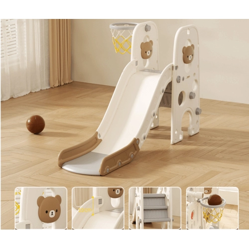 Детска пързалка за игра Brodie с мече 179*75*93 см.