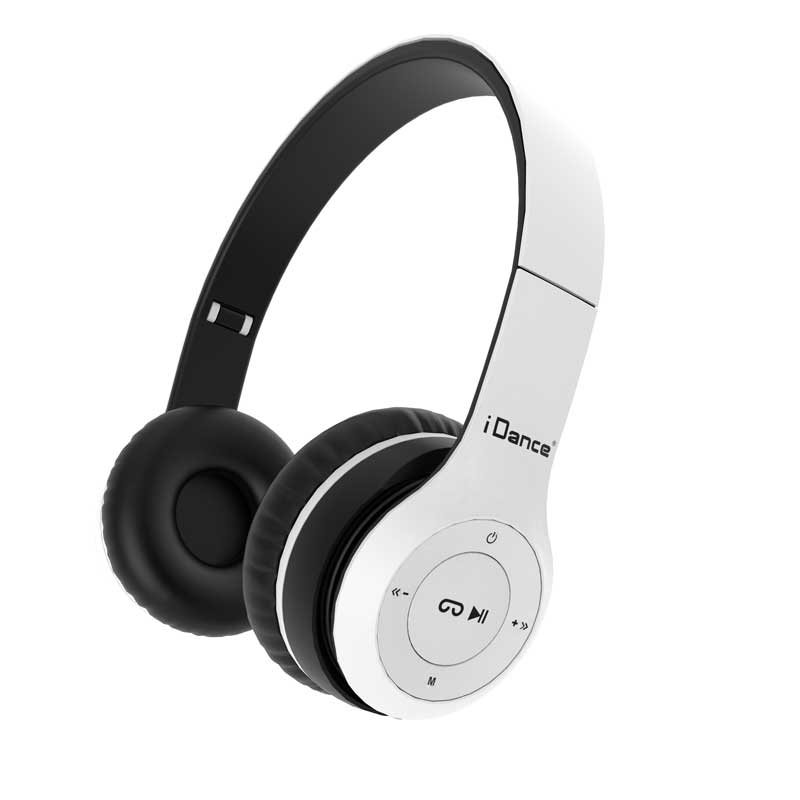 idance-bezgichni-bluetooth-slushalki-za-detsa-beli-73735235 Детски Bluetooth слушалки, бели - Image 1