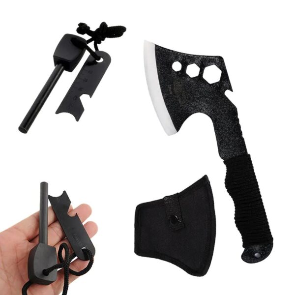 Подаръчен комплект - За оцеляване с мултифункционална брадва и магнезиева пръчка - Image 2