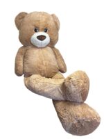 Плюшен мечок мега гигант, кафяв, 200 см