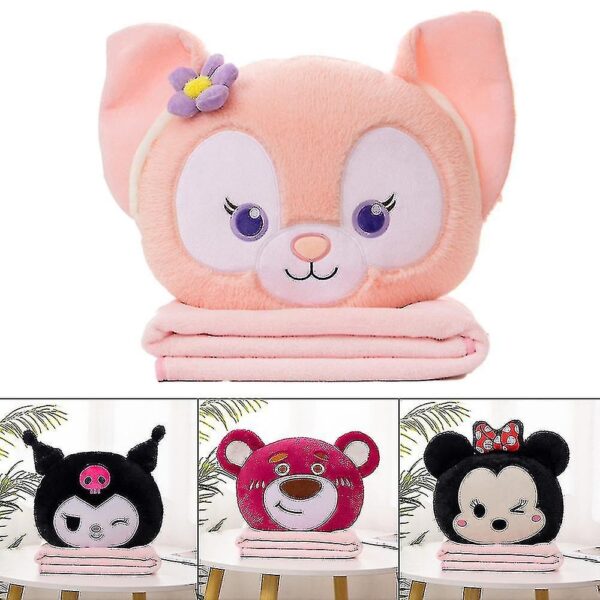 Плюшена възглавничка коте, 36 см + одеалце с надпис - Image 2