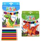 Цветни моливи - Дино /18 цвята/