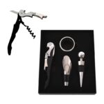 Стилен подаръчен сет - Щастие - с аксесоари за вино в луксозна кутия - Image 2