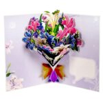 Луксозна 3D картичка - Букет Лилиум - Image 2