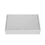 Подаръчна кутия в бяло с капак, 30 см