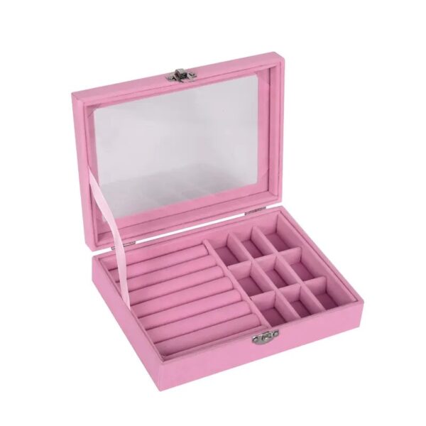 Бижутерка с прозрачен капак /велур/ - Image 2