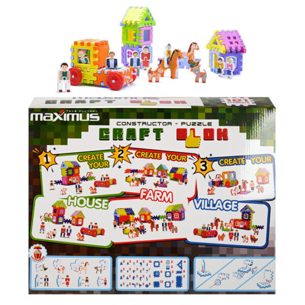 Конструктор - Пъзел Craft Block /101 елемента/ - Image 2