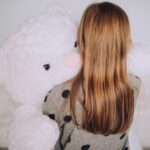 Плюшено мече с надписана панделка, розово, 100 см - Image 2