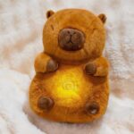 Плюшена дишаща играчка Капибара с музика и светлини, 30 см - Image 2