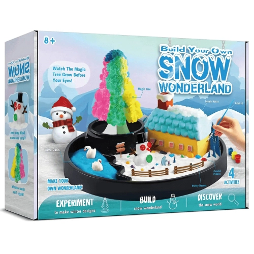 Детска образователна игра построй си сам снежно чудо
