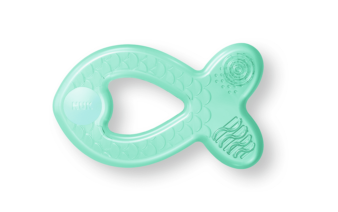 NUK чесалка за зъби охлаждаща Рибка - Зелен