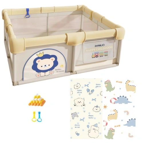 Удобна кошара за деца HappyLee – размер 120x120 см