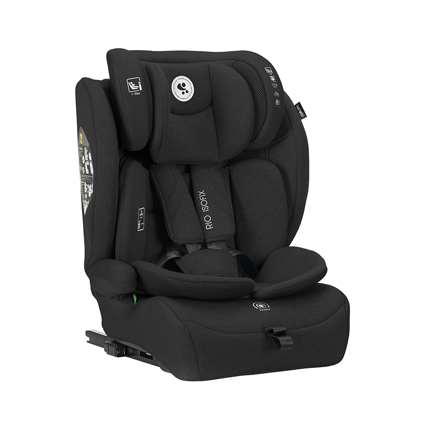 10071962601_1 СТОЛ ЗА КОЛА RIO ISOFIX 76-150CM BLACK - Image 1