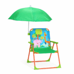 Сгъваемо Детско Столче с Чадър TOFFY – За Плаж, Градина и Къмпинг