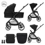 Д.КОЛИЧКА VENICE BLACK 2в1 до 22 кг с кош за новор