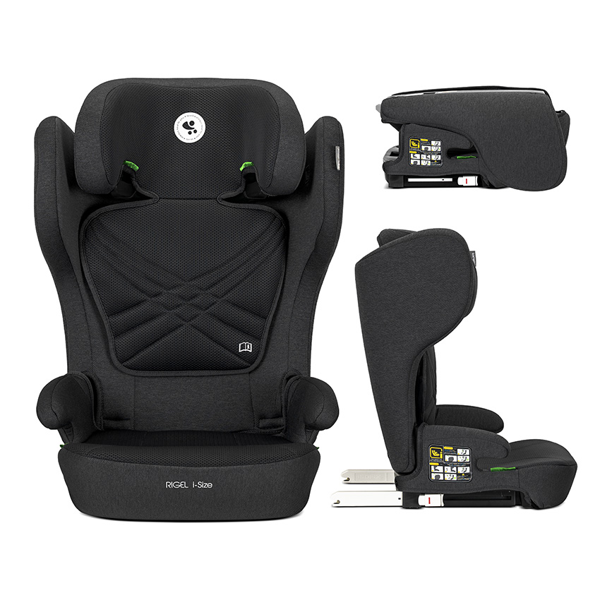 10072112601_1 СГЪВАЕМ СТОЛ ЗА КОЛА RIGEL BLACK i-Size ISOFIX 100 - Image 1