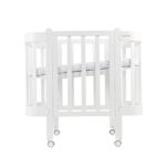 Трансформиращо Легло 5в1 Nika 60x95/60x120см Бял Ingvart