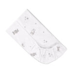 ЧАРШАФ С ЛАСТИК 70/140+15см LITTLE RABBITS СИВО S