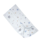 ЧАРШАФ С ЛАСТИК 70/140+15см  BEAR WITH SWING СИНЬО