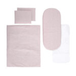 СЕТ ЗА ДЕТСКА КОЛИЧКА С ПРОТЕКТОР РОУЗ НЕБЕ