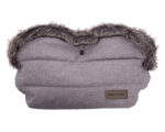 Ръкавица за количка Fur Melange Grey