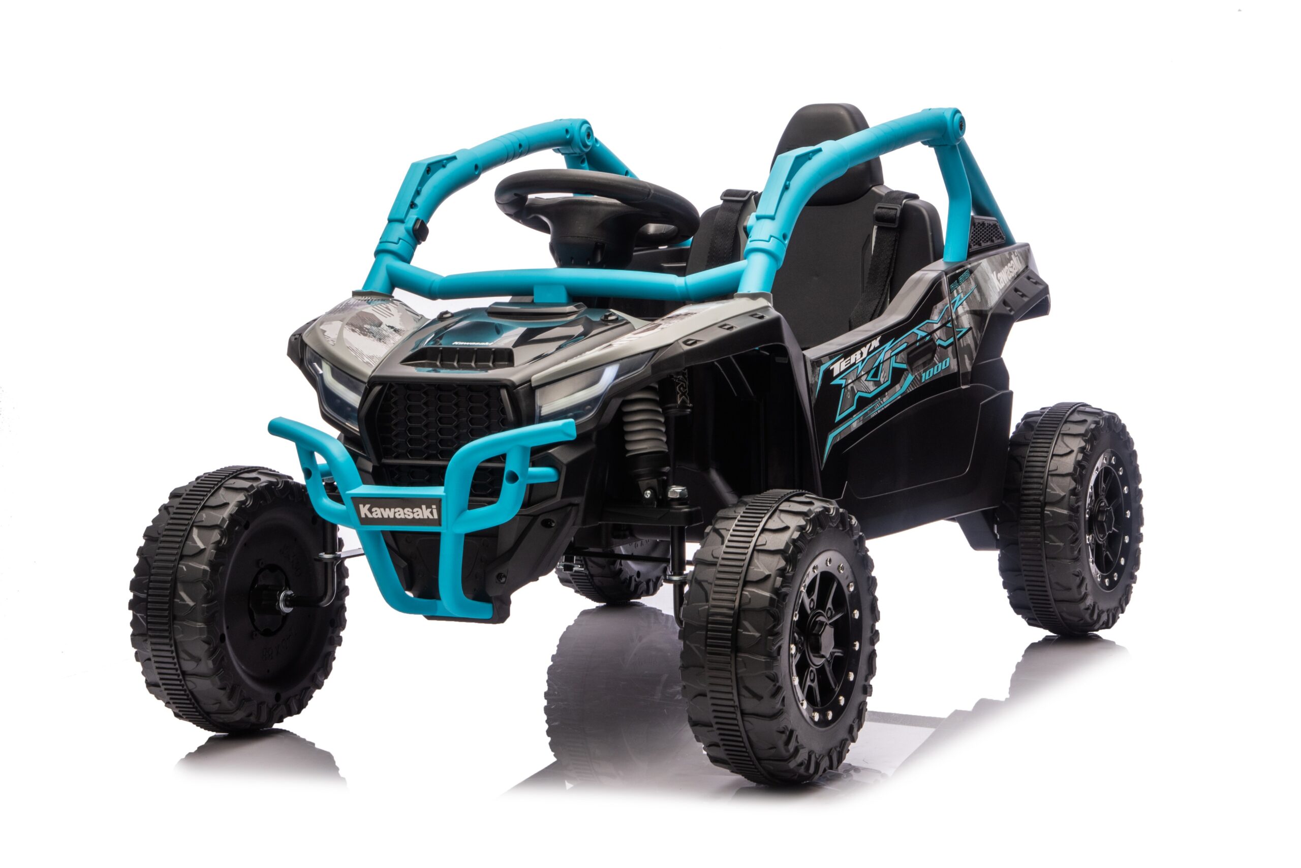 js330_ Акумулаторна кола Licensed Kawasaki KRX 1000 Blue-Black - Image 1