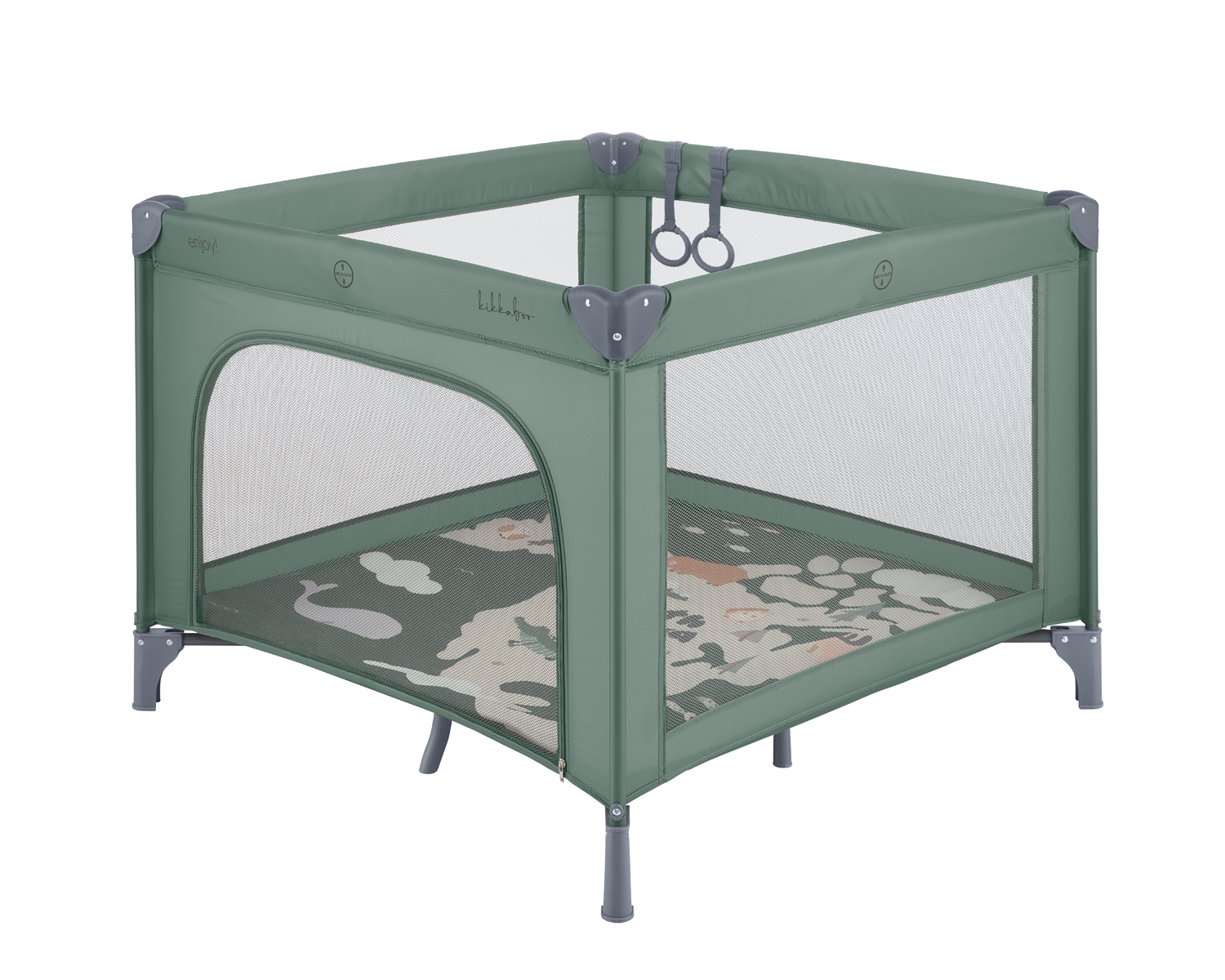 playpen_enjoy_north_america_green_2026_31003030022__1___ Кошара за игра Enjoy North America Green 2026 - Image 1