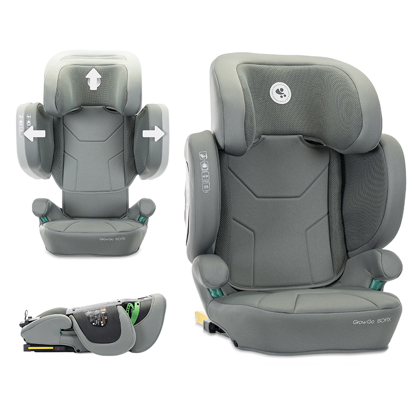 10072182602_1 СГЪВАЕМ АВТОСТОЛ GROWGO GREEN i-Size ISOFIX 100-15 - Image 1