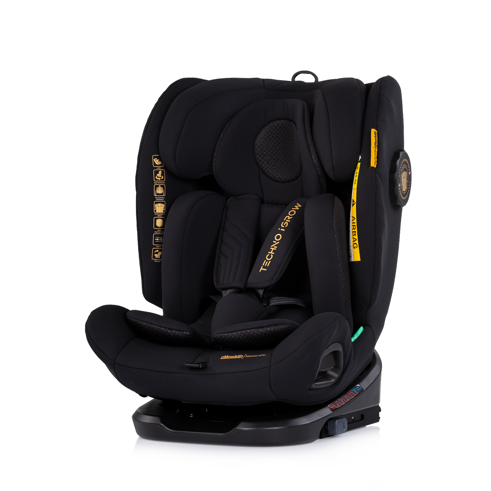 32247 Ст.кола360 I-size40-150 Techno iGROW чeр - Image 1