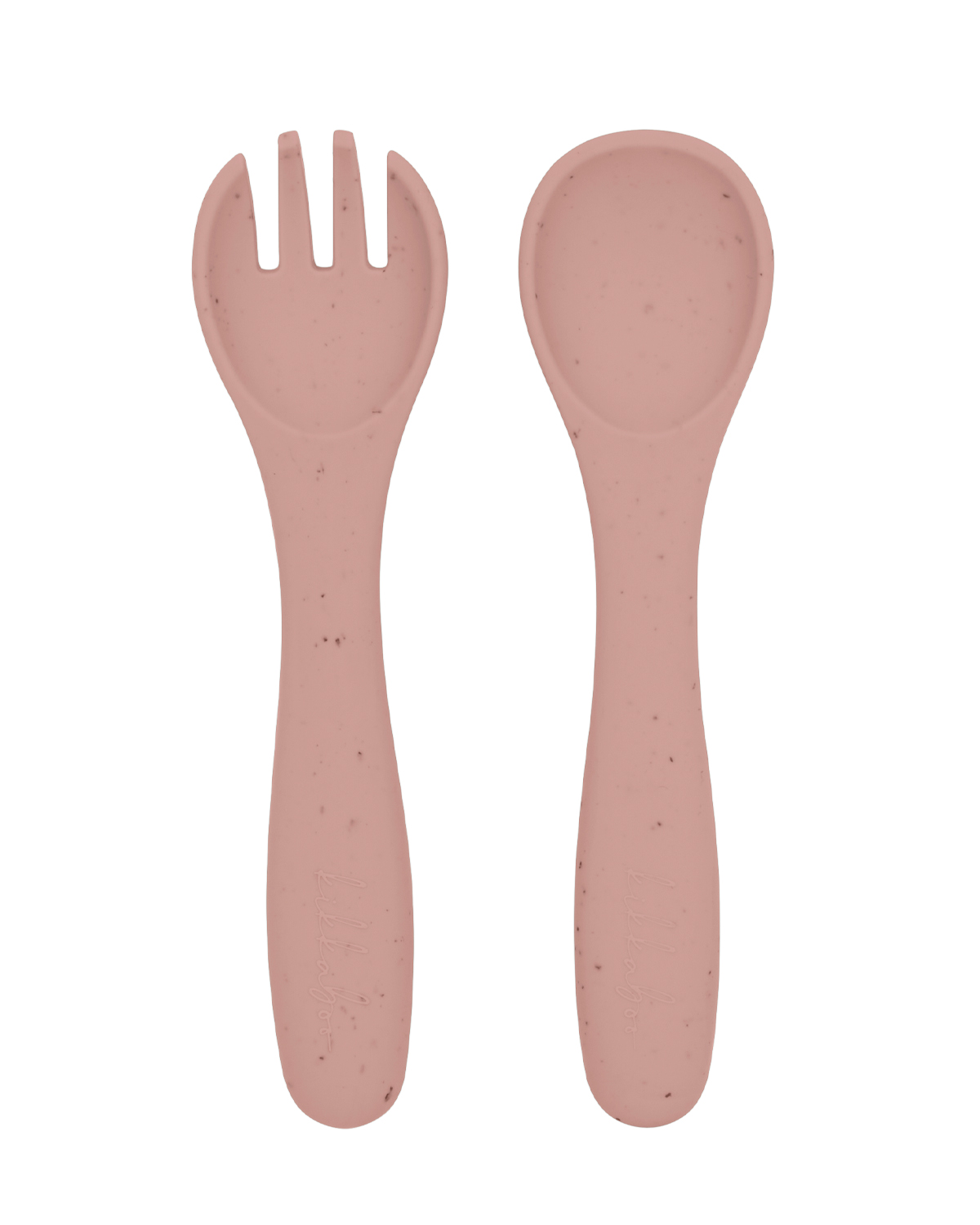 fork_and_spoon_blush_1_31302050044___ Сет вилица и лъжица Platinum Silicone Blush - Image 1
