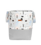 Кош За Играчки Елени Сив 35X47 Sensillo