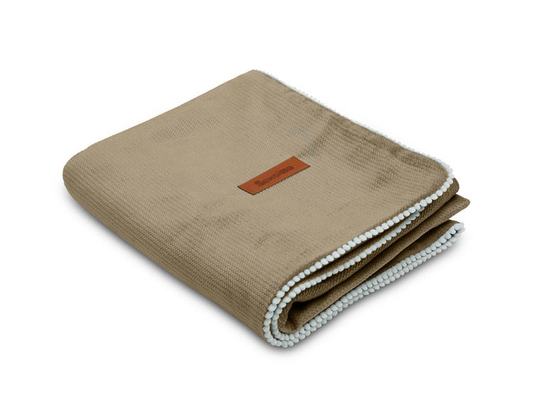 product-14237 Кадифено Одеяло Бежово 75Х100 Sensillo - Image 1