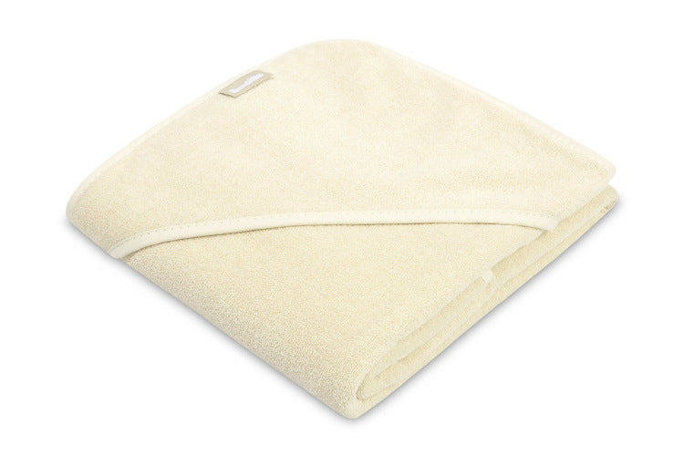 product-17586 Бебешка хавлия с качулка 100% памук 100х100 см Бежов цвят Sensillo - Image 1