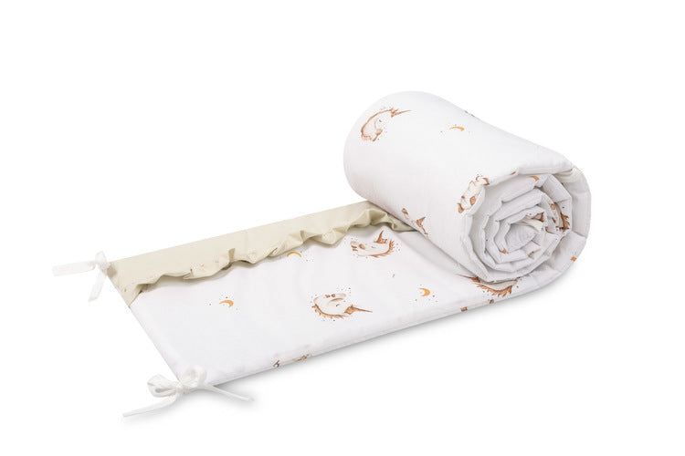 product-17647 Обиколник за бебешко легло Unicorn Beige 180х30 Sensillo - Image 1