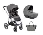 Комбинирана количка 2в1 с твърд кош Thea Dark Grey