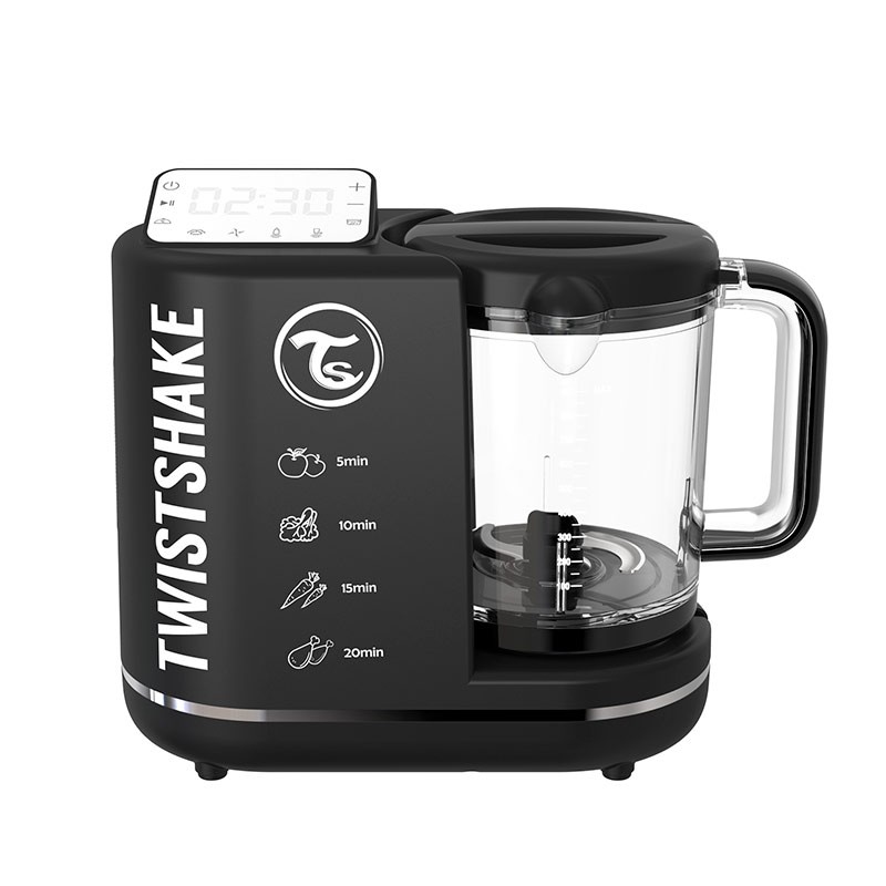 ured-za-prigotvyane-na-hrana-i-sterilizirane-6-v-1-609747606_1 Twistshake Baby Food Processor Black - Image 1