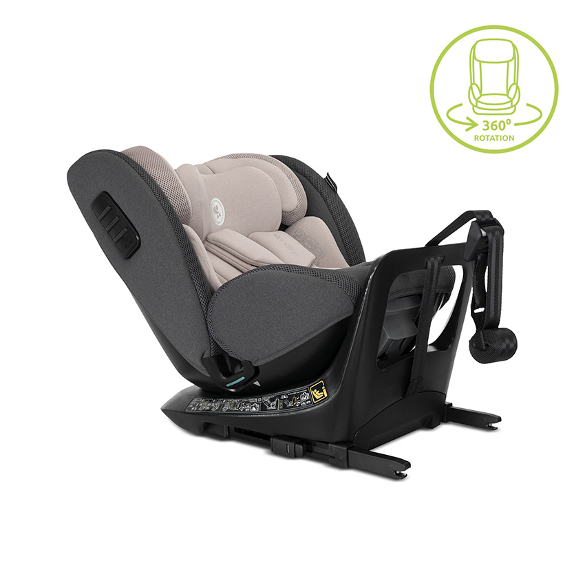 10072022507_0 СТОЛ ЗА КОЛА MONZA BEIGE i-Size 40-150 CM ISOFIX, - Image 1