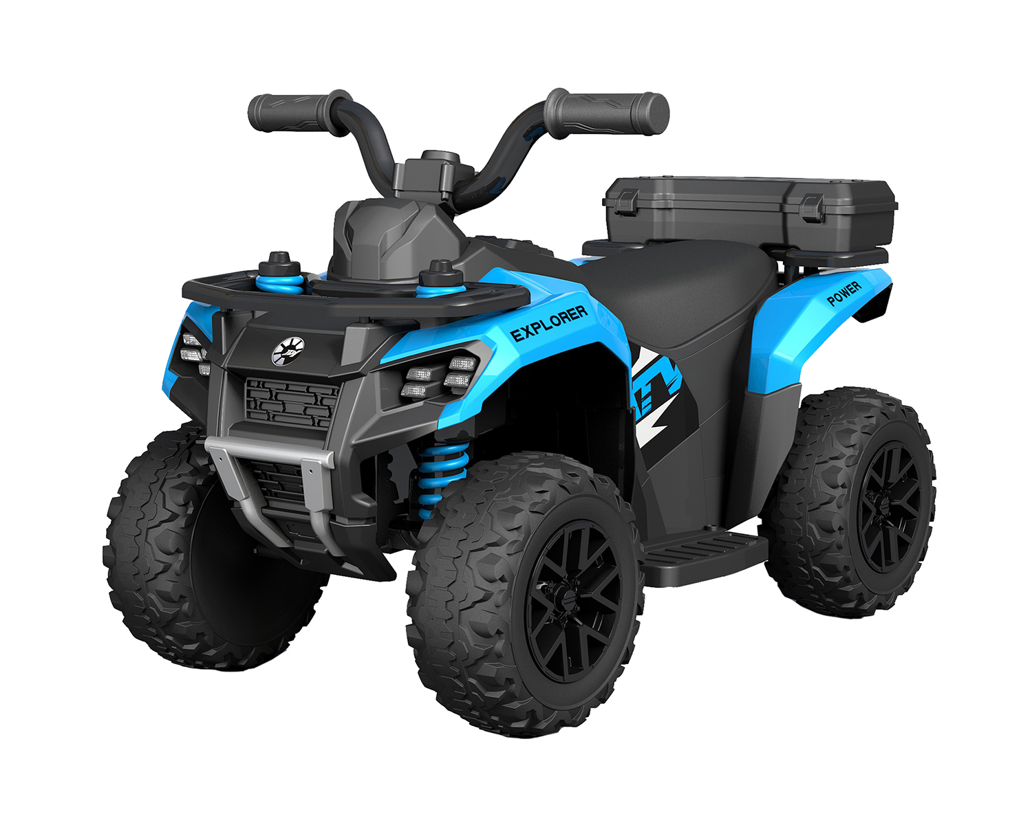 explorer_blue_1 Акумулаторна кола ATV Master Blue - Image 1